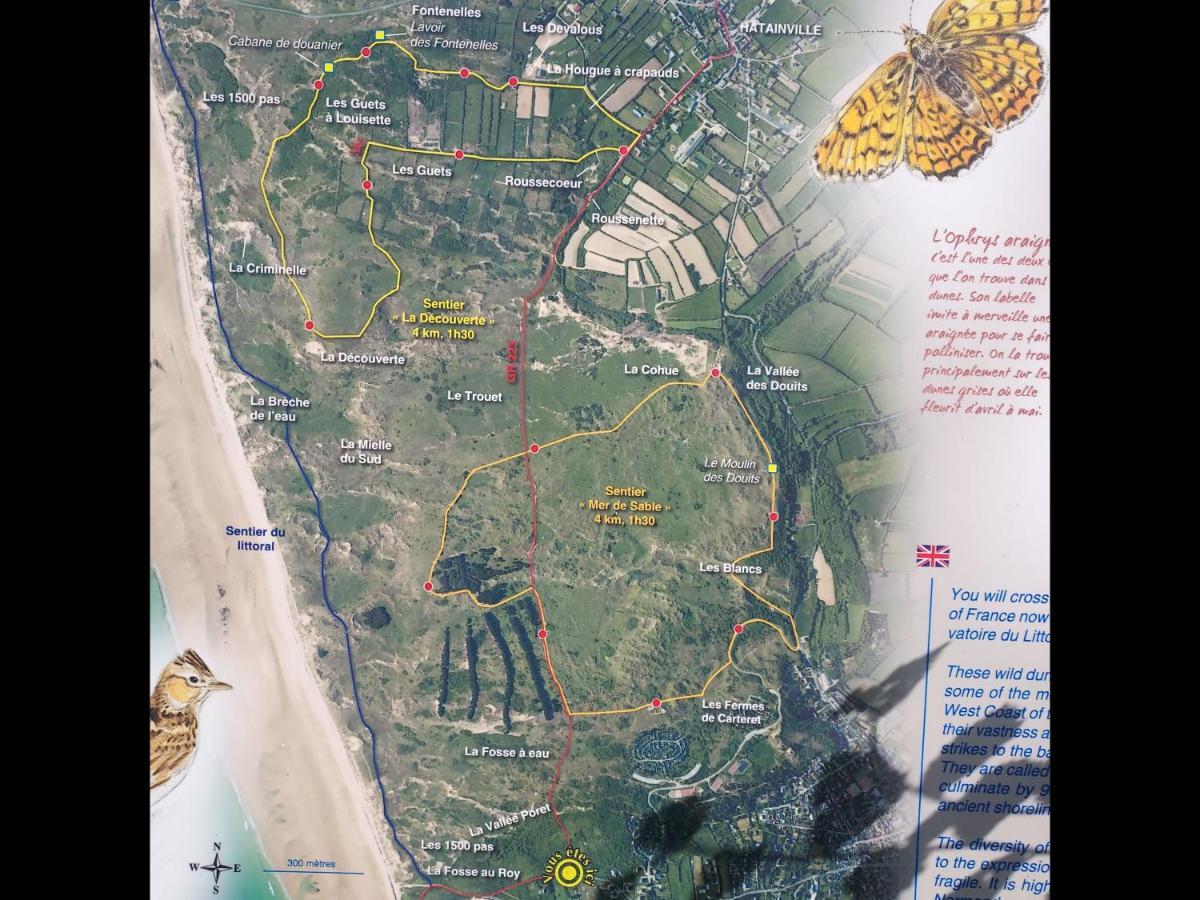 Chez Marie Et Philippe - 1Km De La Plage Les Moitiers-d'Allonne ภายนอก รูปภาพ